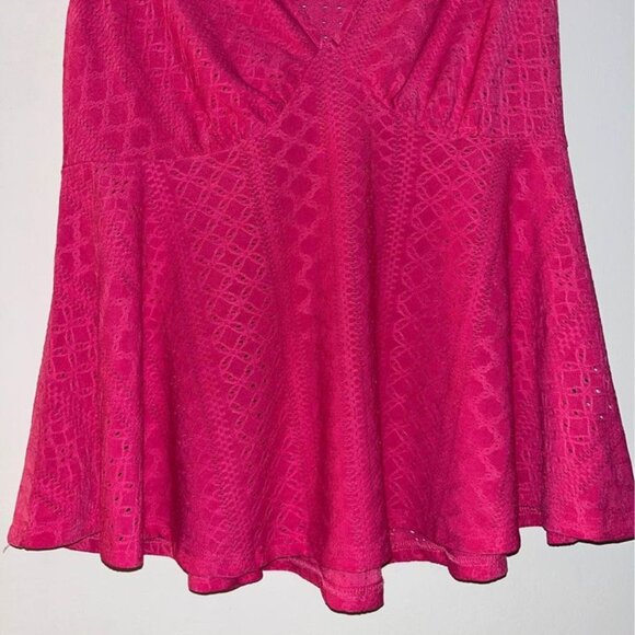 Pink BabyDoll Sleeveless Top, XL - Picture 3 of 9